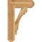 Ekena Millwork Merced Craftsman Rough Sawn Bracket, Western Red Cedar, 6"W x 22"D x 34"H BKT06X22X34MRC04RWR - alternate 4